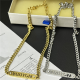 LV Jewelry Necklace: $20–$25 with box; $17–$22 without box