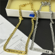 LV Jewelry Necklace: $20–$25 with box; $17–$22 without box