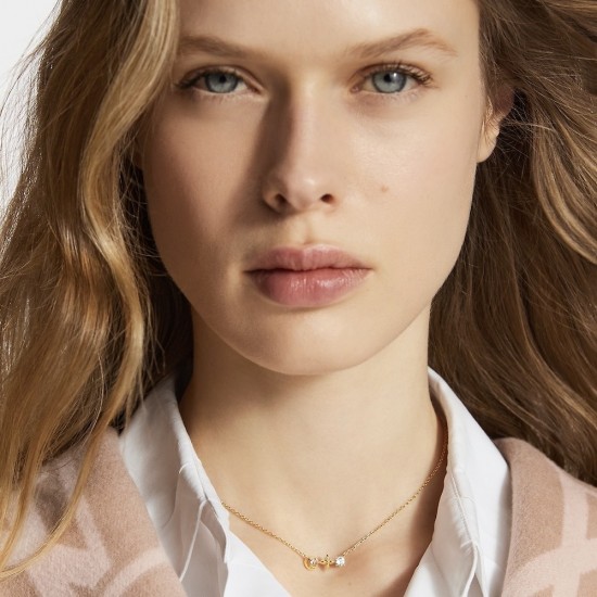 LV Jewelry Necklace: $20–$25 with box; $17–$22 without box