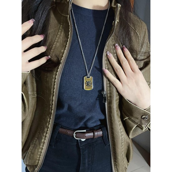 LV Jewelry Necklace: $20–$25 (with box); $17–$22 (without bo