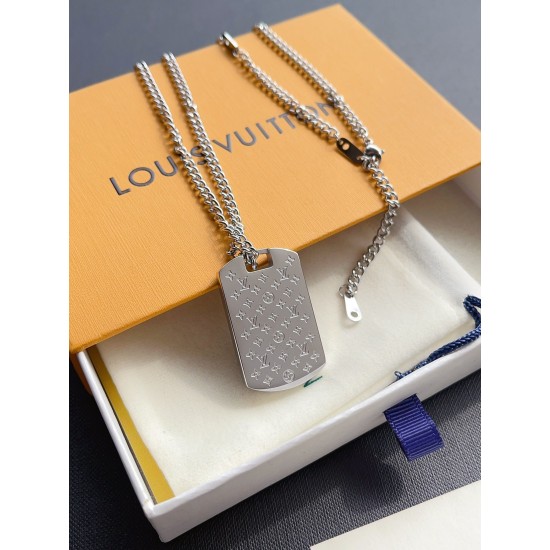 LV Jewelry Necklace: $20–$25 (with box); $17–$22 (without bo