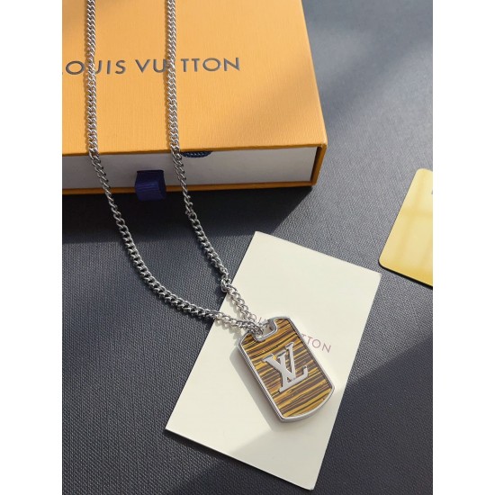 LV Jewelry Necklace: $20–$25 (with box); $17–$22 (without bo