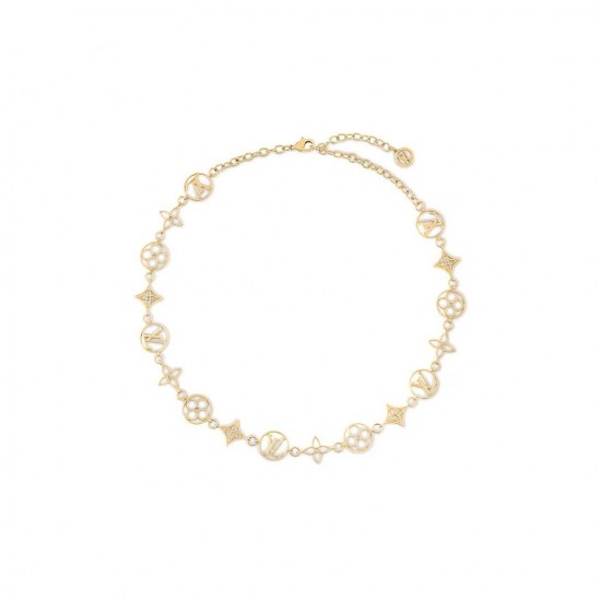 LV Jewelry Necklace: $20–$25 with box; $17–$22 without box
