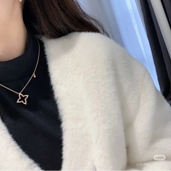 LV Jewelry Necklace: $20–$25 with box; $17–$22 without box