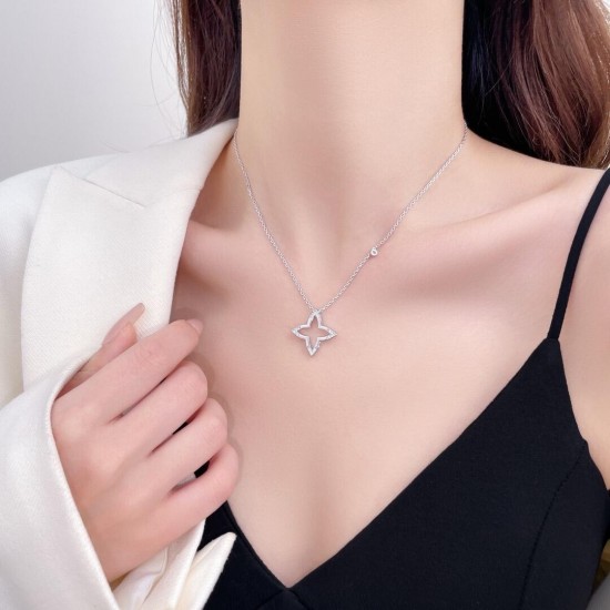 LV Jewelry Necklace: $20–$25 with box; $17–$22 without box