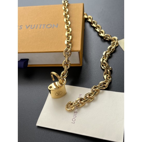 LV Jewelry Necklace: $20–$25 with box; $17–$22 without box