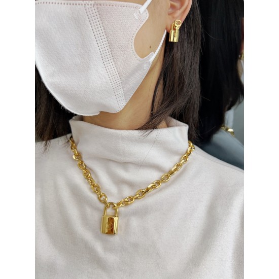 LV Jewelry Necklace: $20–$25 with box; $17–$22 without box