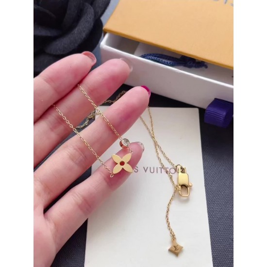 LV Jewelry Necklace: $20–$25 with box; $17–$22 without box