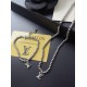 LV Jewelry Necklace: $20–$25 with box; $17–$22 without box