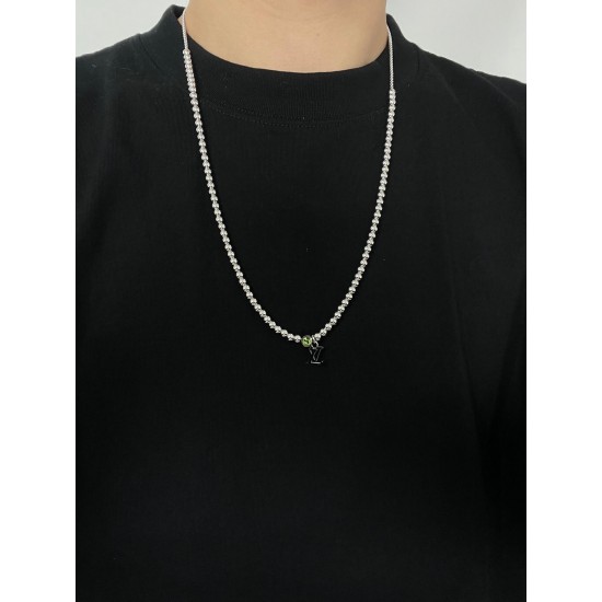 LV Jewelry Necklace: $20–$25 with box; $17–$22 without box