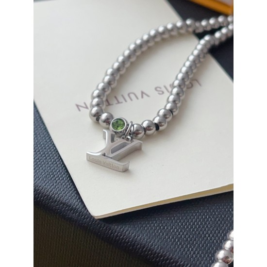 LV Jewelry Necklace: $20–$25 with box; $17–$22 without box