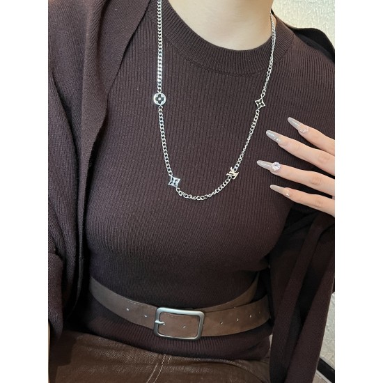 LV Jewelry Necklace: $20–$25 with box; $17–$22 without box