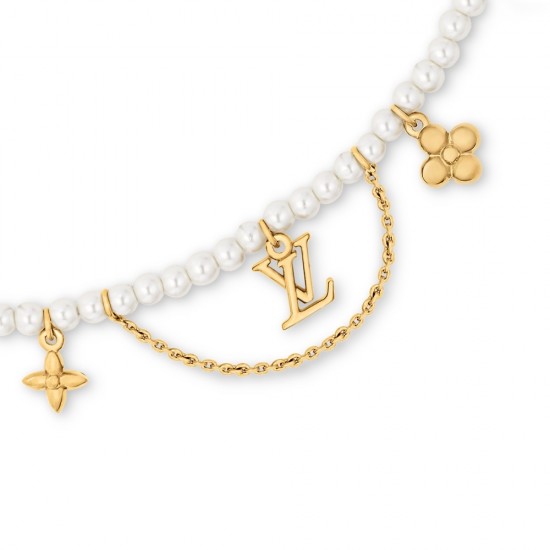 LV Jewelry Necklace: $20–$25 (with box); $17–$22 (without bo