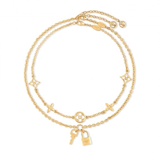 LV Jewelry Necklace: $20–$25 with box; $17–$22 without box