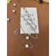 LV Jewelry Necklace: $20–$25 with box; $17–$22 without box