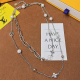 LV Jewelry Necklace: $20–$25 with box; $17–$22 without box
