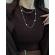 LV Jewelry Necklace: $20–$25 with box; $17–$22 without box