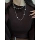 LV Jewelry Necklace: $20–$25 with box; $17–$22 without box