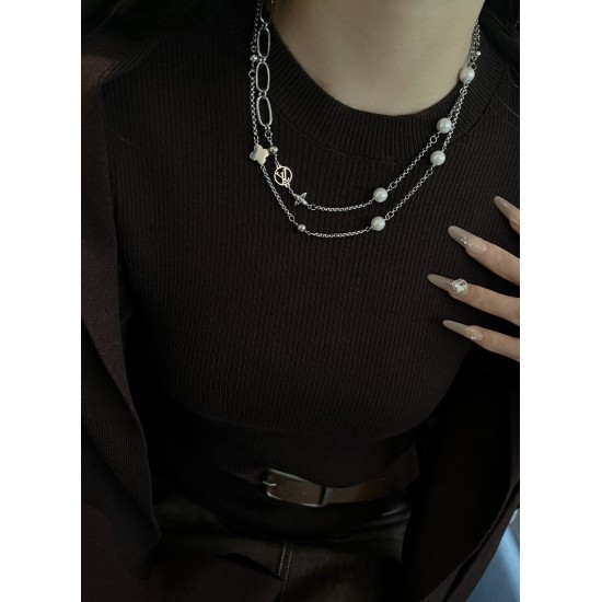 LV Jewelry Necklace: $20–$25 with box; $17–$22 without box