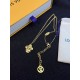 LV Jewelry Necklace: $20–$25 with box; $17–$22 without box