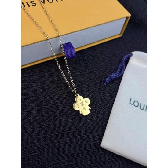 LV Jewelry Necklace: $20–$25 with box; $17–$22 without box