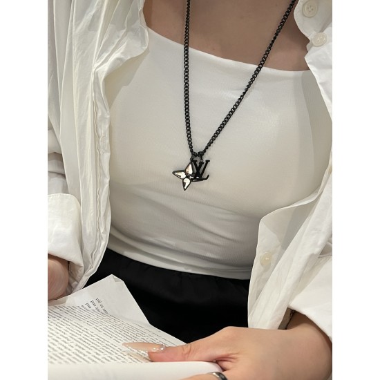 LV Jewelry Necklace: $20–$25 with box; $17–$22 without box