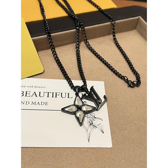 LV Jewelry Necklace: $20–$25 with box; $17–$22 without box