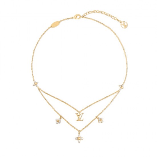 LV Jewelry Necklace: $20–$25 with box; $17–$22 without box