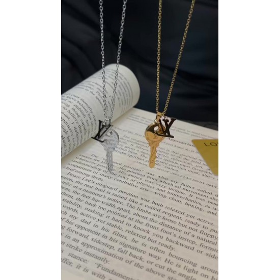 LV Jewelry Necklace: $20–$25 (with box); $17–$22 (without bo
