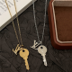 LV Jewelry Necklace: $20–$25 (with box); $17–$22 (without bo