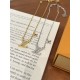 LV Jewelry Necklace: $20–$25 with box; $17–$22 without box