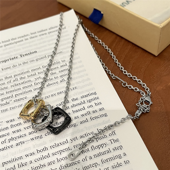 LV Jewelry Necklace: $20–$25 with box; $17–$22 without box