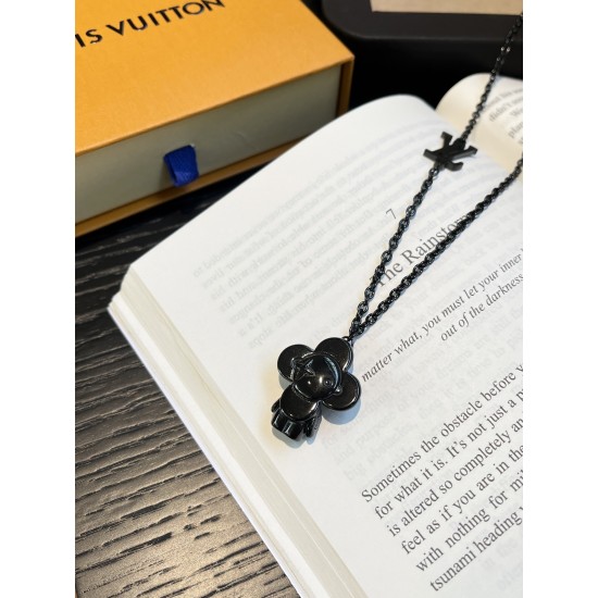 LV Jewelry Necklace: $20–$25 with box; $17–$22 without box