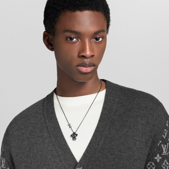 LV Jewelry Necklace: $20–$25 with box; $17–$22 without box