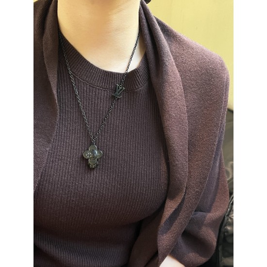LV Jewelry Necklace: $20–$25 with box; $17–$22 without box