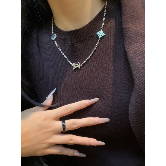 LV Jewelry Necklace: $20–$25 (with box); $17–$22 (without bo