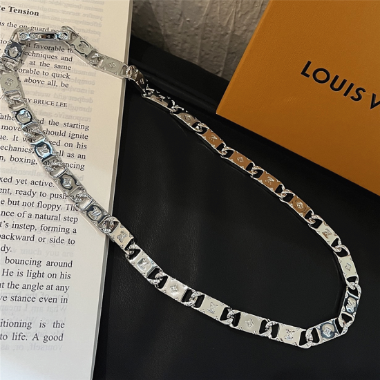 LV Jewelry Necklace: $20–$25 with box; $17–$22 without box