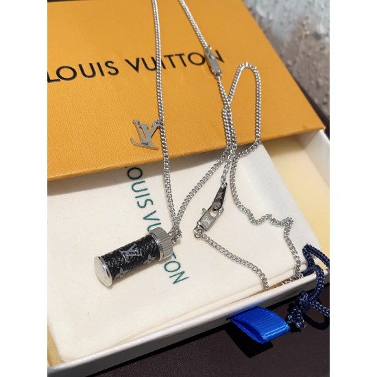LV Jewelry Necklace: $20–$25 with box; $17–$22 without box