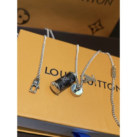 LV Jewelry Necklace: $20–$25 with box; $17–$22 without box