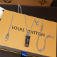 LV Jewelry Necklace: $20–$25 with box; $17–$22 without box