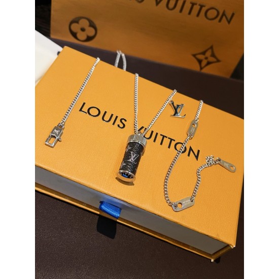 LV Jewelry Necklace: $20–$25 with box; $17–$22 without box