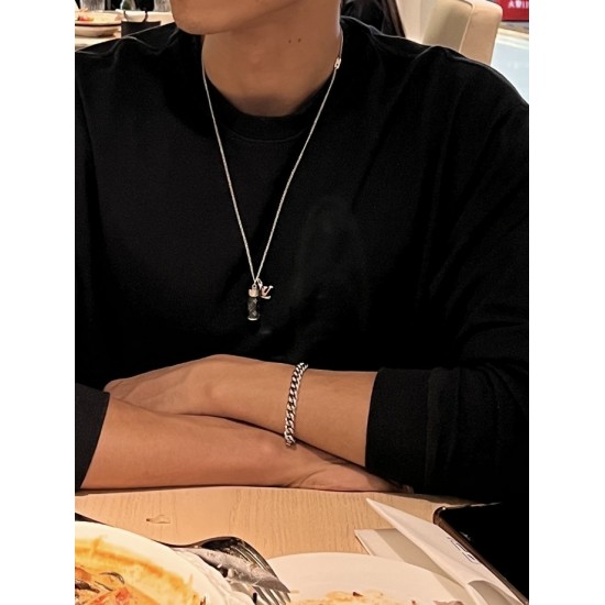 LV Jewelry Necklace: $20–$25 with box; $17–$22 without box