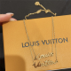 LV Jewelry Necklace: $20–$25 with box; $17–$22 without box