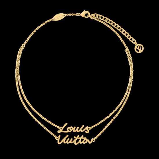 LV Jewelry Necklace: $20–$25 with box; $17–$22 without box