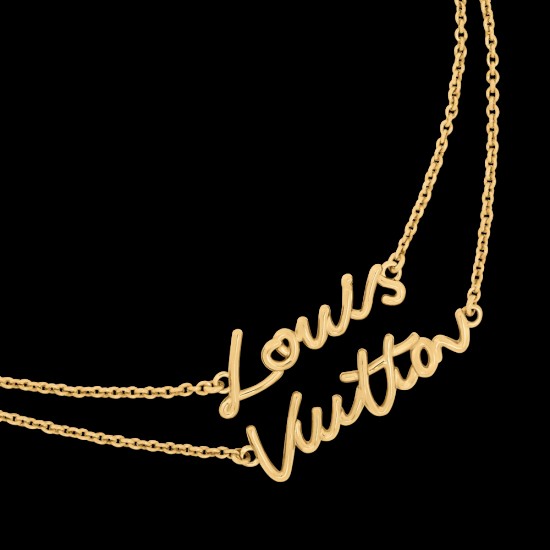 LV Jewelry Necklace: $20–$25 with box; $17–$22 without box