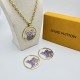 LV Jewelry Necklace: $20–$25 with box; $17–$22 without box