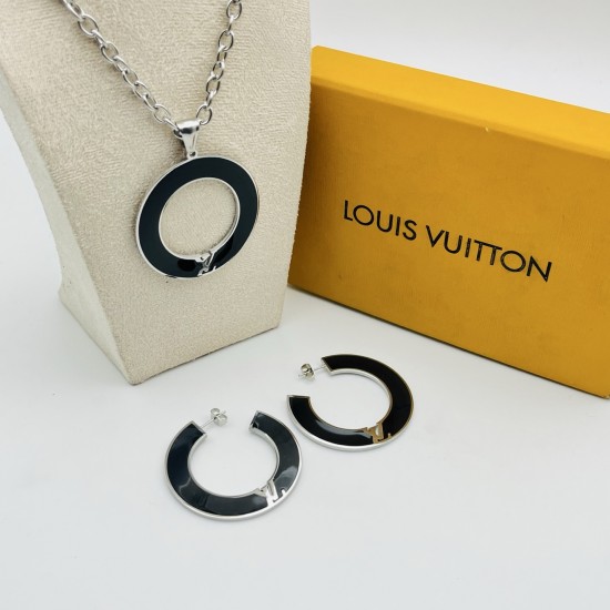 LV Jewelry Necklace: $20–$25 with box; $17–$22 without box
