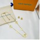 LV Jewelry Necklace: $20–$25 with box; $17–$22 without box