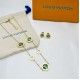 LV Jewelry Necklace: $20–$25 with box; $17–$22 without box