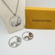 LV Jewelry Necklace: $20–$25 with box; $17–$22 without box